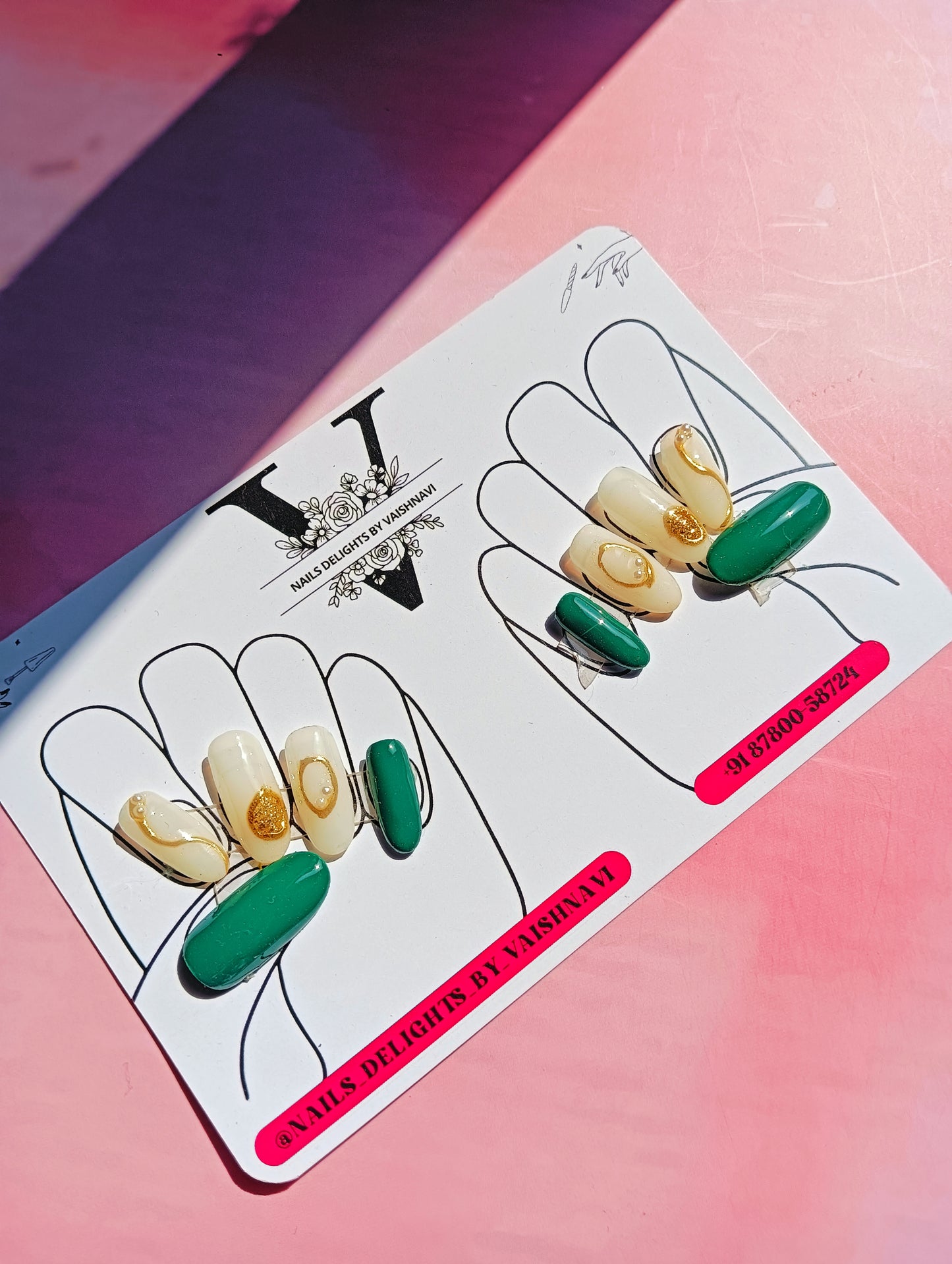 Royal Jade Press-on Nail Set