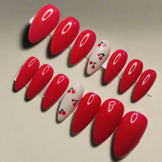 Cherry Pop Press-On Nails