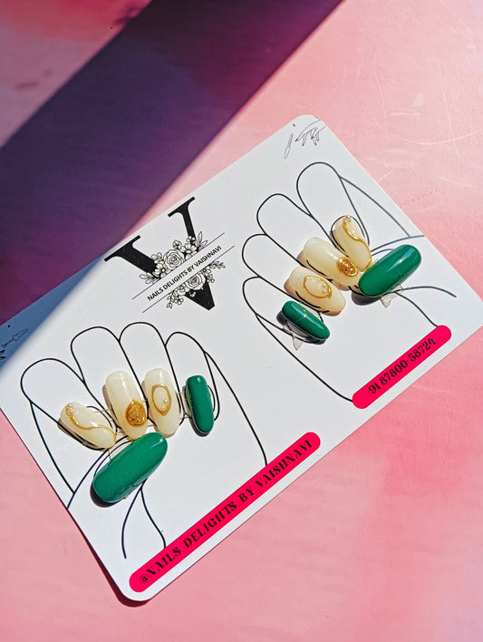 Royal Jade Press-on Nail Set