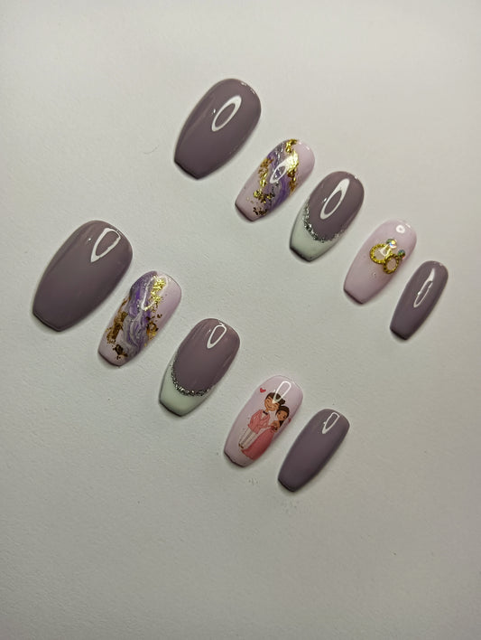 Forever Us - Engagement Press On Nails Set